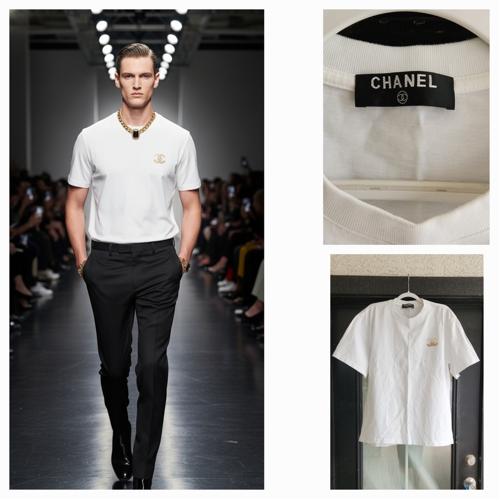 Chanel White Men's Shirt